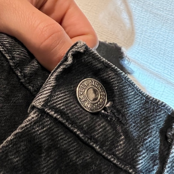 Levi’s LF Furst Of A Kind Vintage crochet fray Denim Shorts - Picture 6 of 7